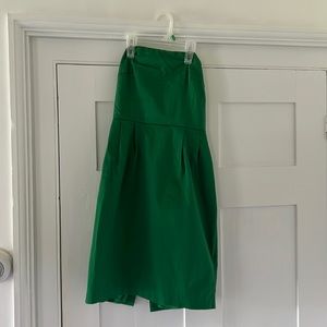 Kelly Green strapless dress